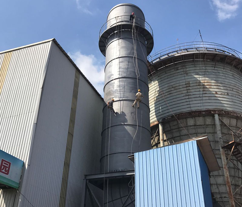 煙囪防腐中要注意的腐蝕介質與煙氣溫度