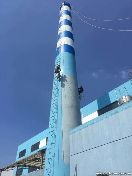 煙囪防腐施工時遇到問題怎么解決的？